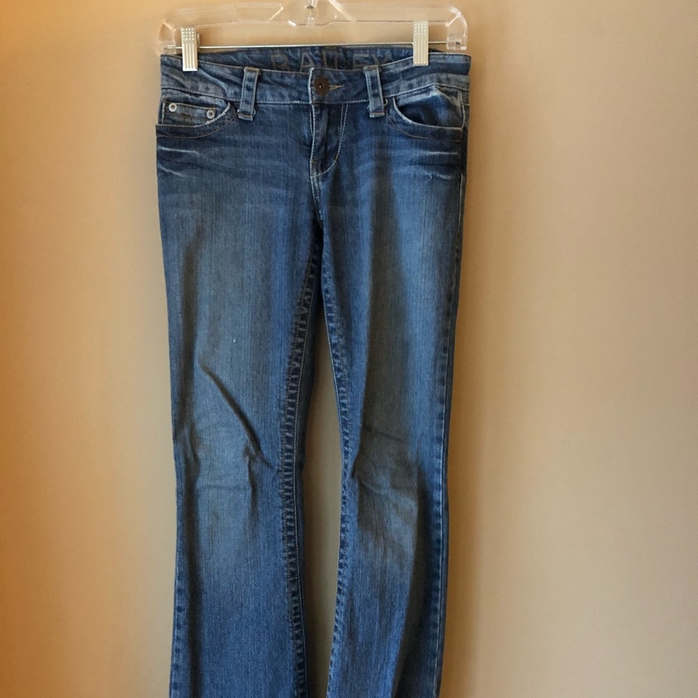 Boot leg medium wash jeans